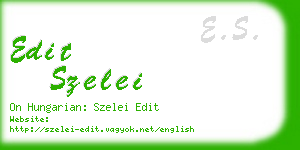 edit szelei business card